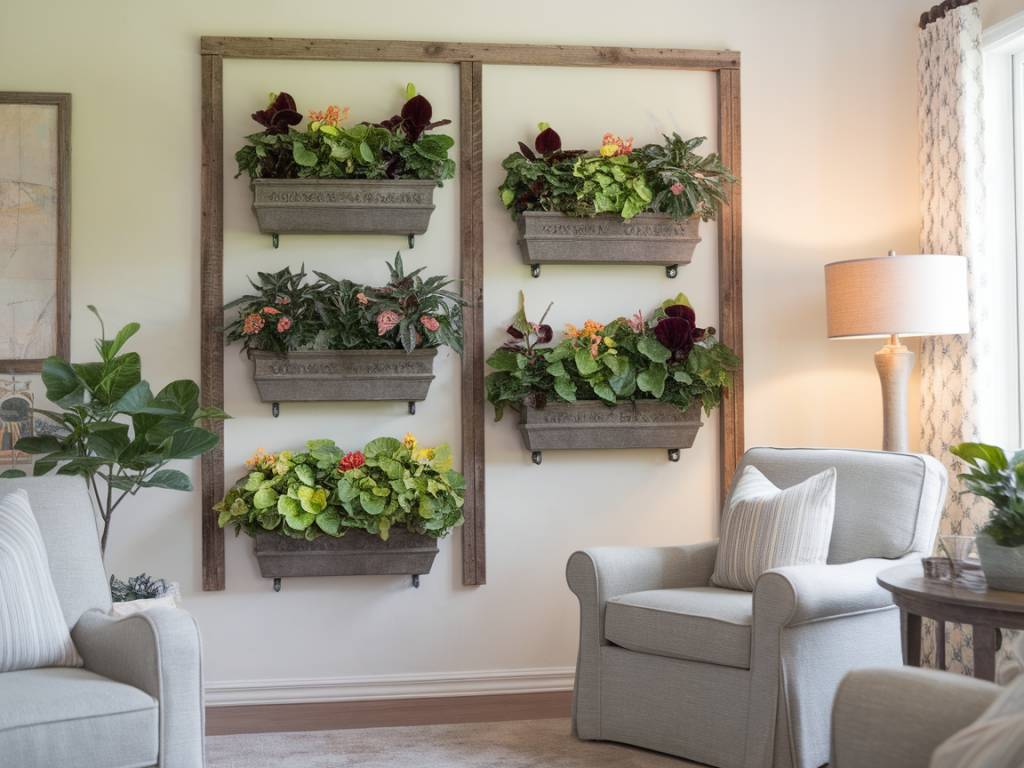 "Créer un jardin vertical intérieur : allier esthétique et bien-être chez soi"