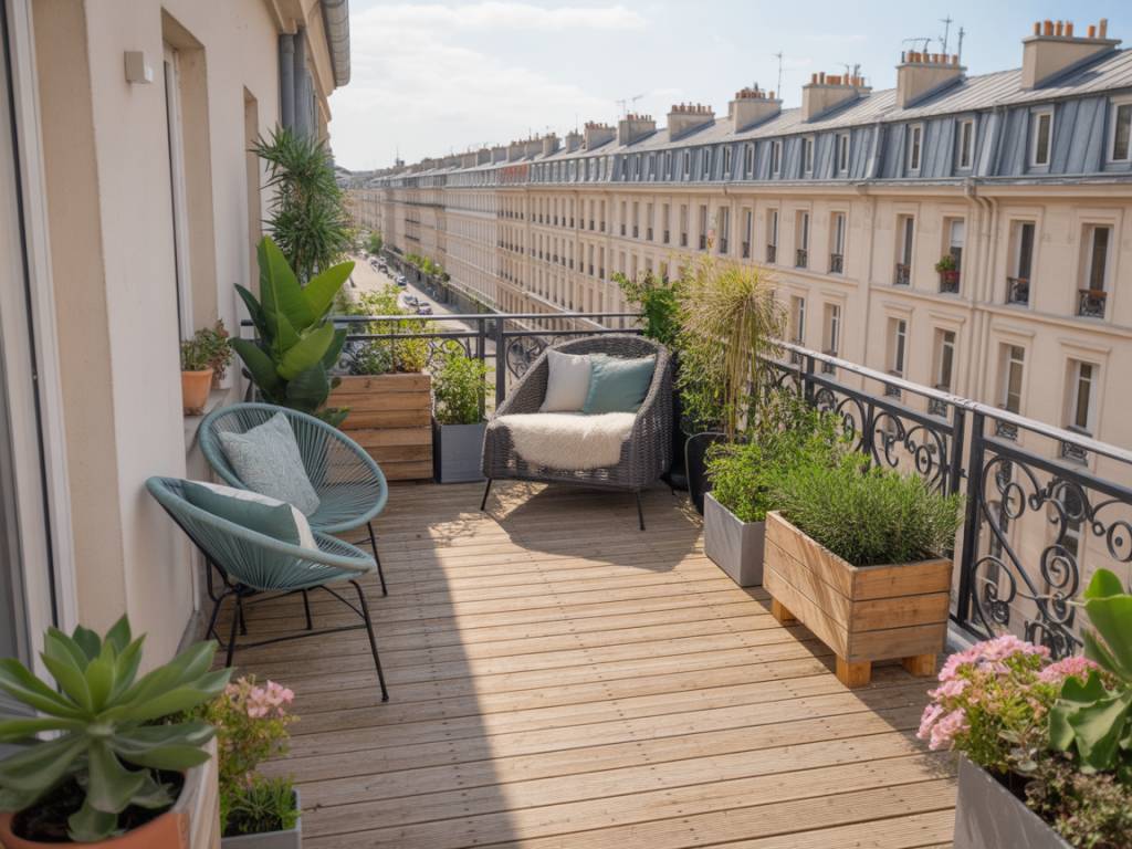 10 idées déco pour transformer votre balcon en oasis urbaine chaleureuse et stylée