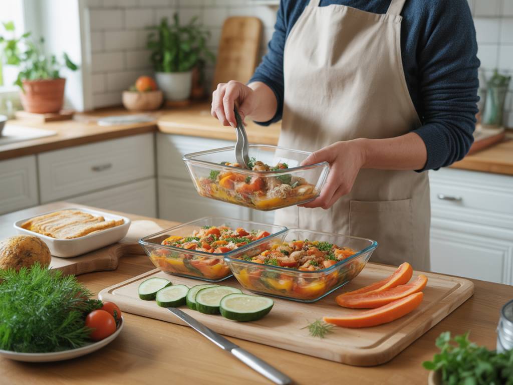 « Batch cooking bien-être : organiser ses repas de la semaine pour manger sain sans stress »