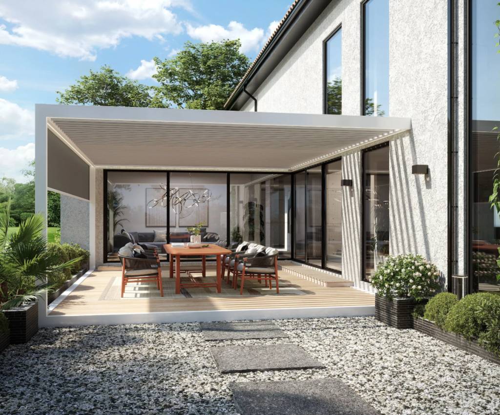 Pergola bioclimatique et jardin moderne : inspirations déco pour un extérieur design