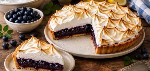 Tarte au myrtille meringuée : la recette facile et gourmande