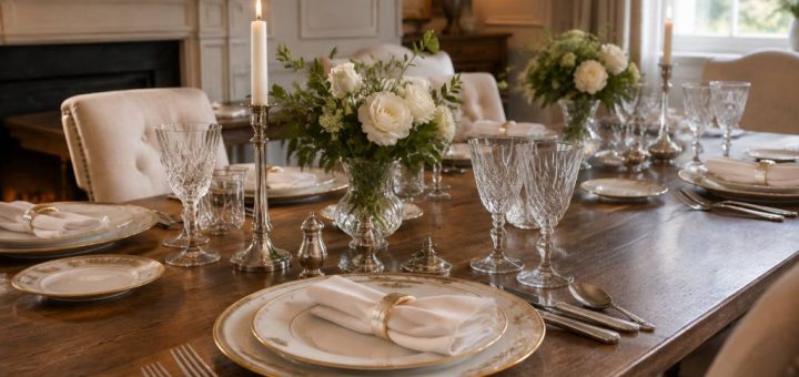 Comment dresser une table à l'anglaise avec élégance