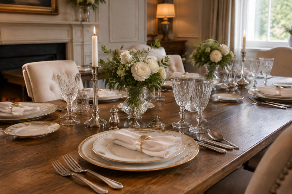 Comment dresser une table à l'anglaise avec élégance