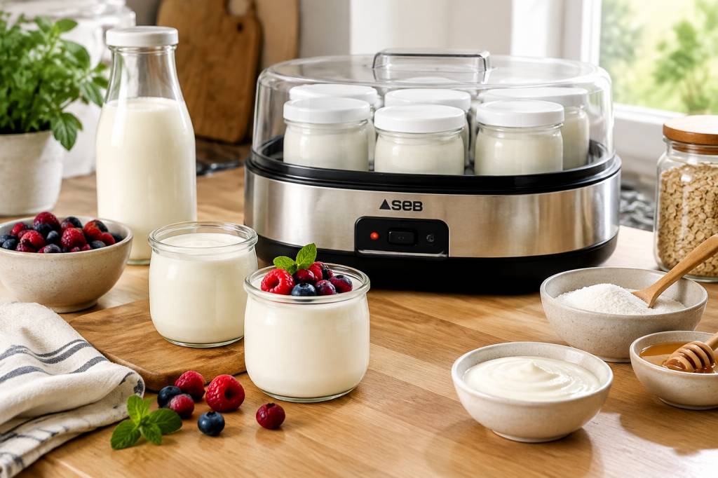 Yaourt sans lactose avec une yaourtière SEB : recette facile et conseils