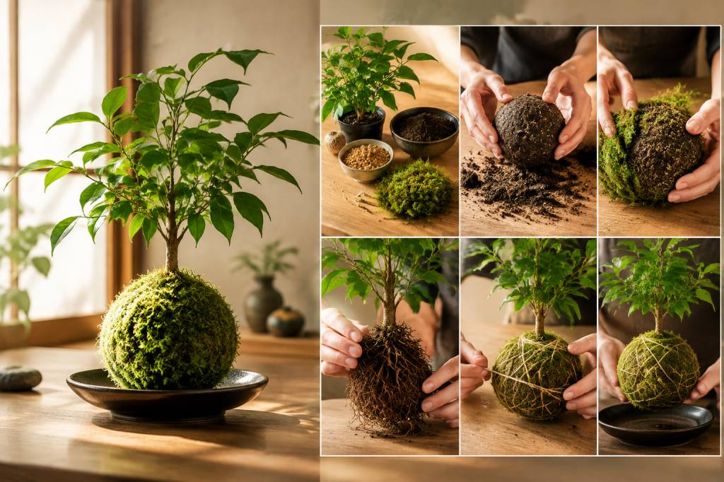 Tuto kokedama : créez votre décoration végétale japonaise étape par étape