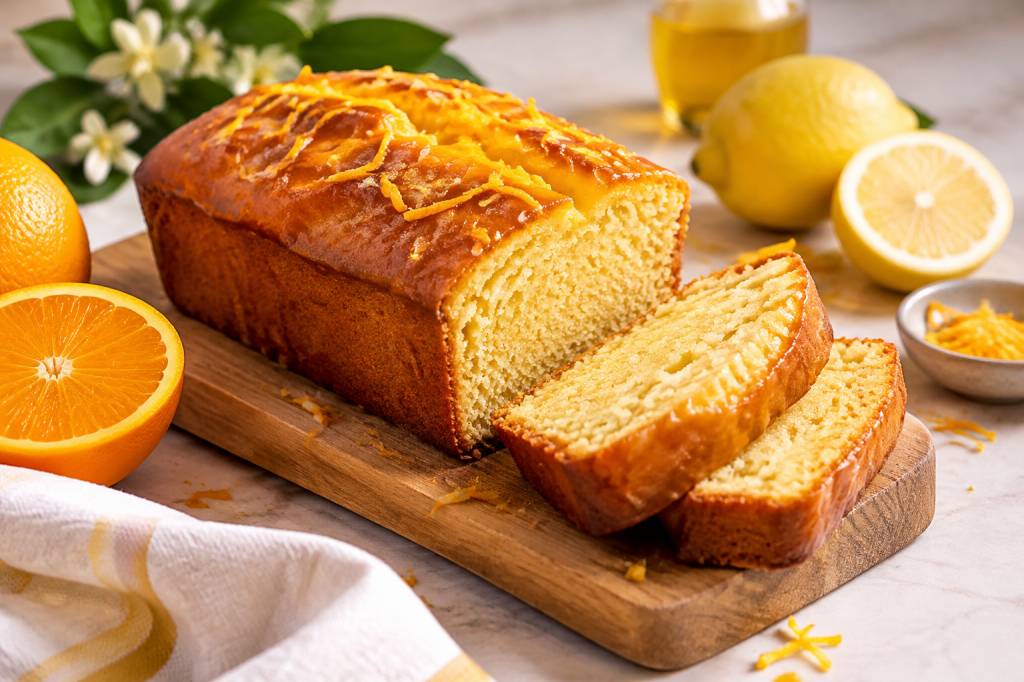 Cake citron orange moelleux : la recette facile et parfumée