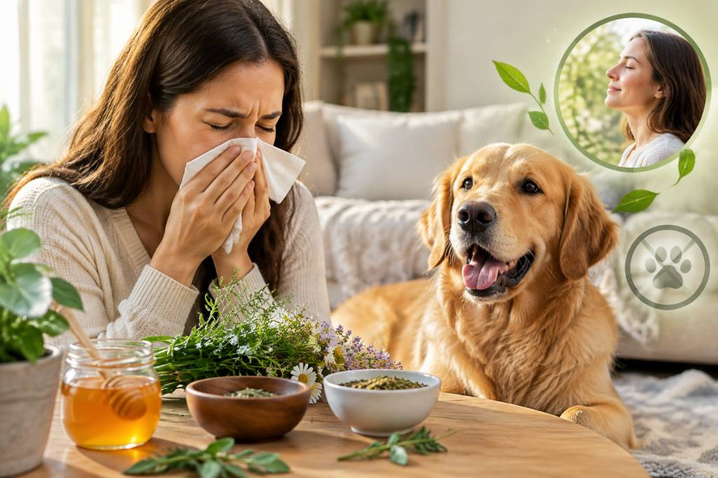 Allergie aux poils de chien : remède naturel pour soulager les symptômes