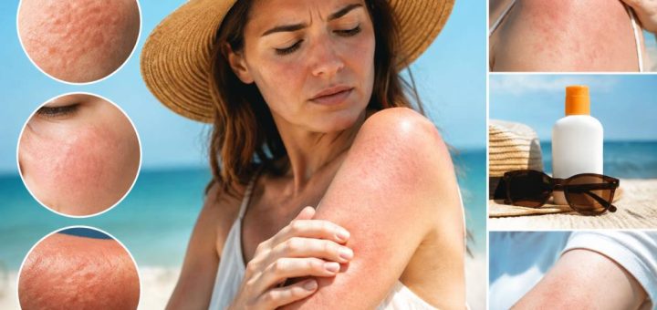 Allergies au soleil : photos pour reconnaître les symptômes