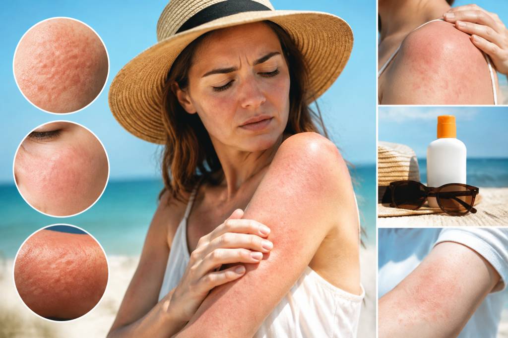 Allergies au soleil : photos pour reconnaître les symptômes