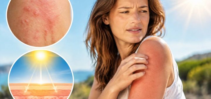 Photo bouton allergie soleil : reconnaître les symptômes et savoir quand consulter