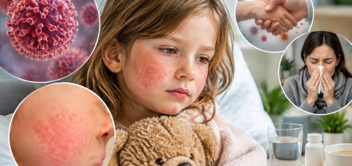 La 5e maladie : symptômes, contagion et traitements chez l’enfant et l’adulte
