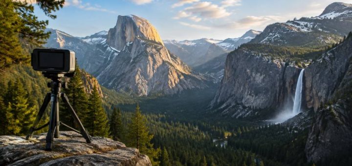 Yosemite park webcam : observez les paysages du parc en direct
