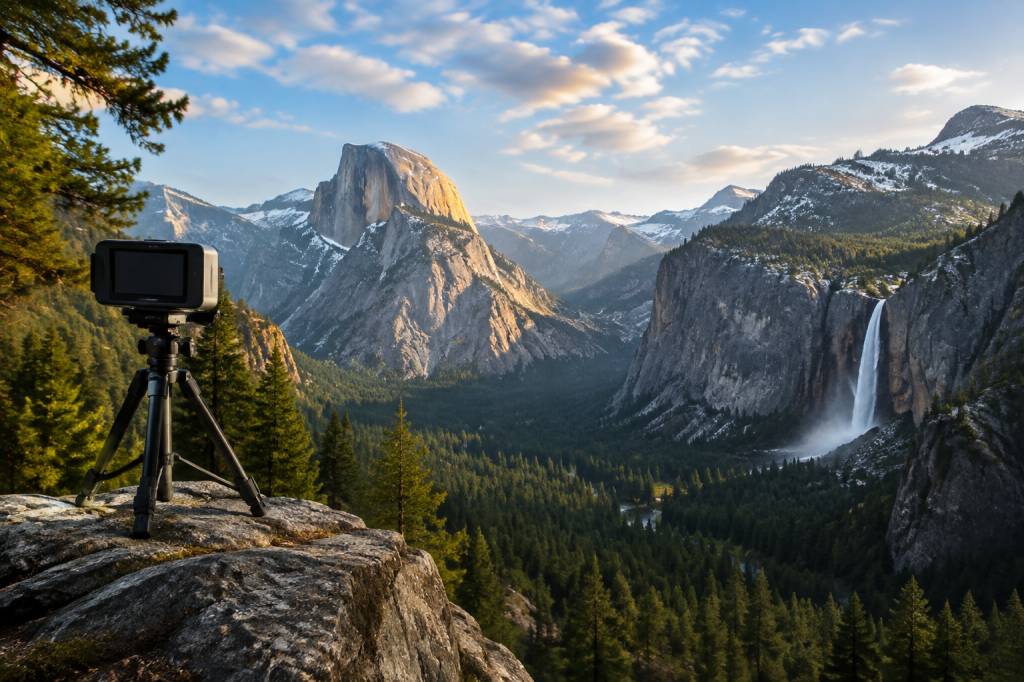 Yosemite park webcam : observez les paysages du parc en direct